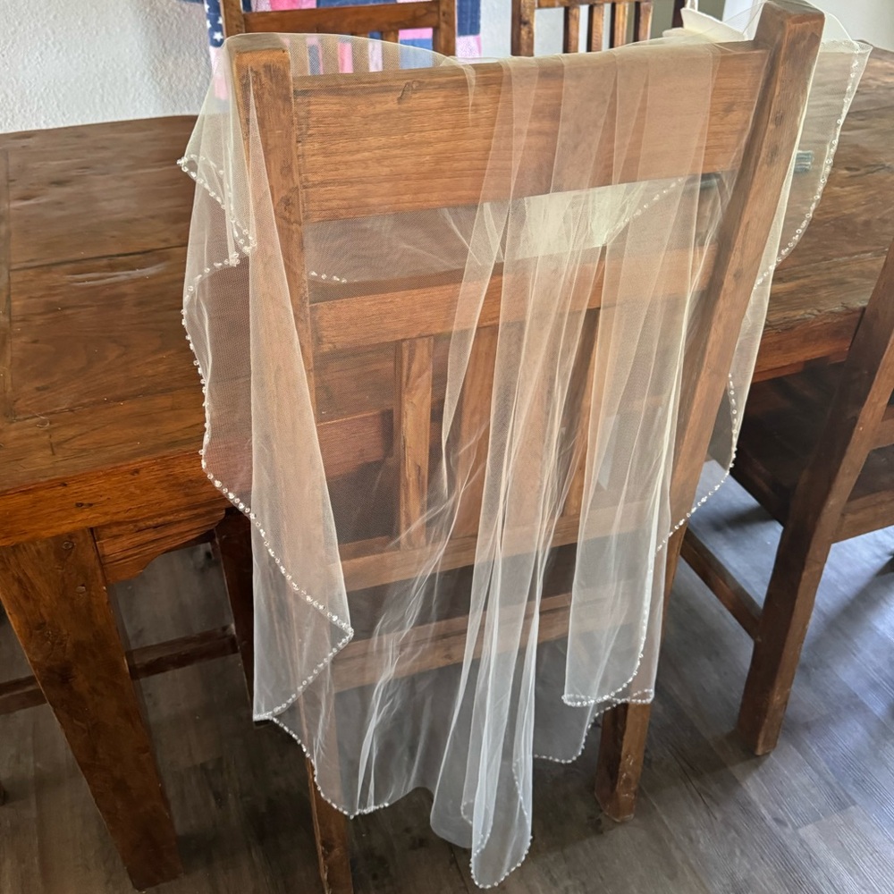 Beaded Wedding Veil
